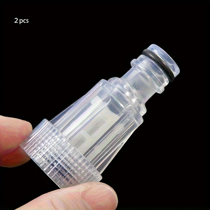 2Pcs Versatile High Pressure Plastic Water Washer Filter Nozzle