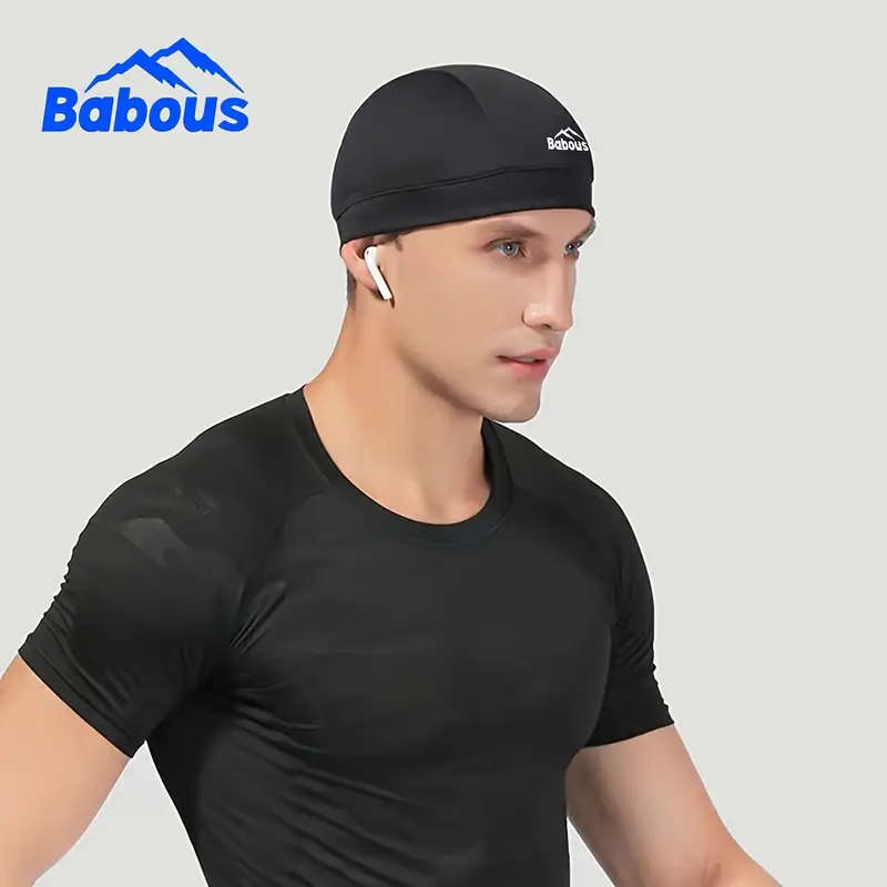 1pc Moisture Wicking Brimless Skull Cap for Cycling Outdoor Sports Sun Protection Breathable Liner