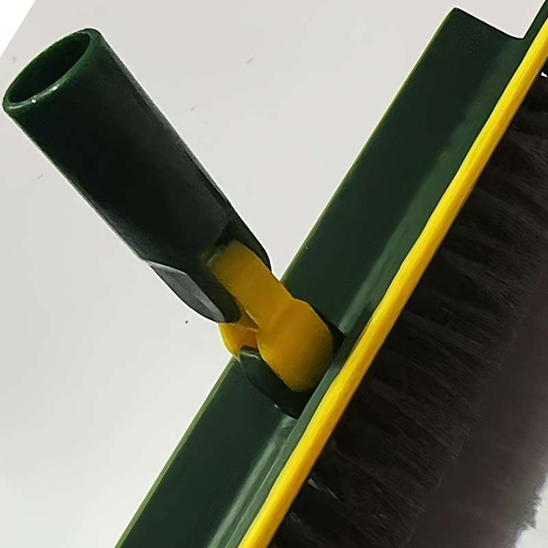 5-in-1 Multi-Purpose Cleaning Brush with Long Handle Clip V-Shaped Bristles for Hard-to-Rea