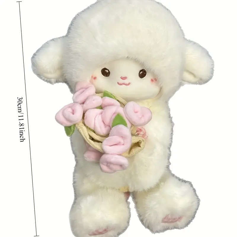 1 Cute Sheep Wool Plush Toy