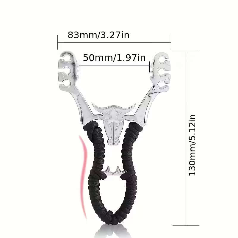 High-Power Aluminum Alloy Slingshot, Suitable For Hunting