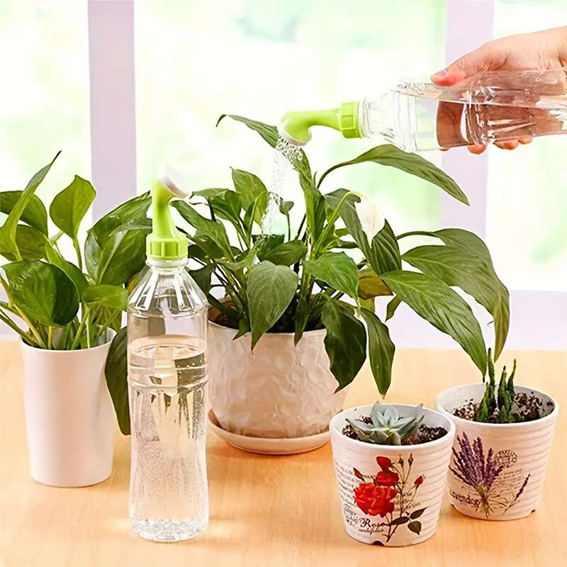 2Pcs Portable Plant Watering Nozzle Drink Bottle Attachment