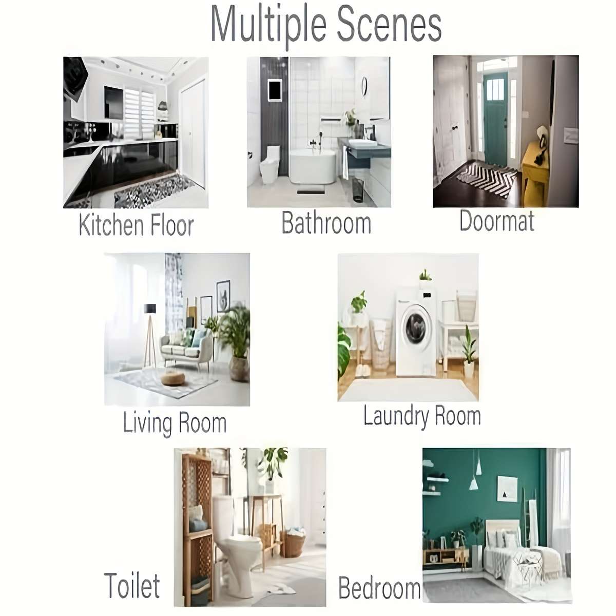 1Pc 60x90cm 23.6x35.4inch Floor Mat