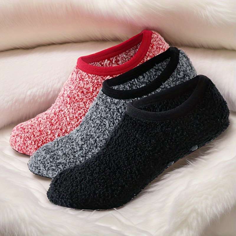 Sock A 3 Pairs Black Gray Red One Size