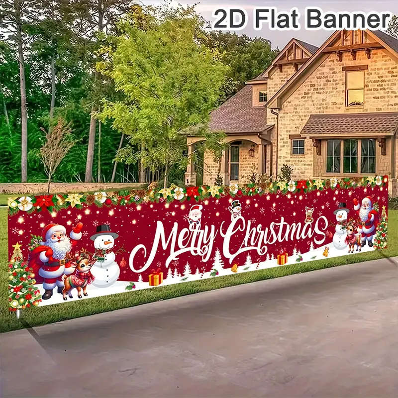 2D Christmas Banner