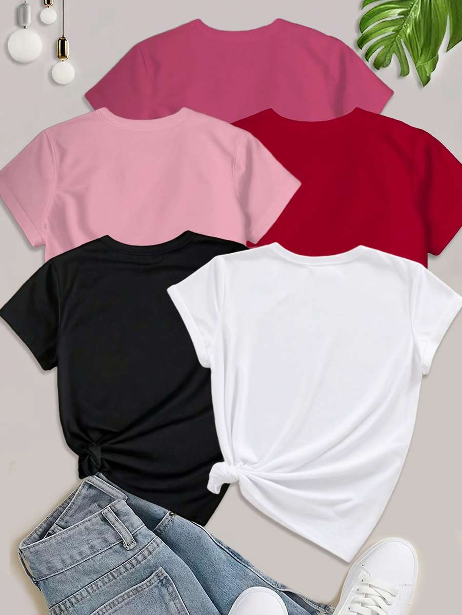 Womens T Shirt Color Mixed Color Sizexxl