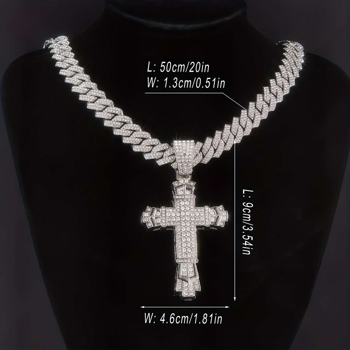 1 Piece Silvery Jesus Theme Pendant