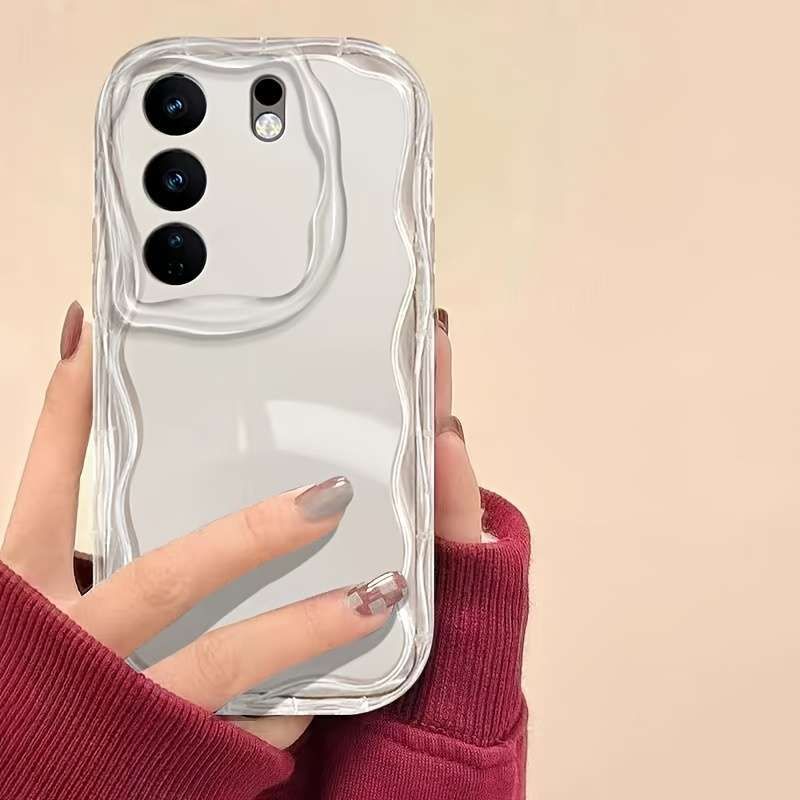 1pc Beige For Samsung Galaxy A55 Phone Cases