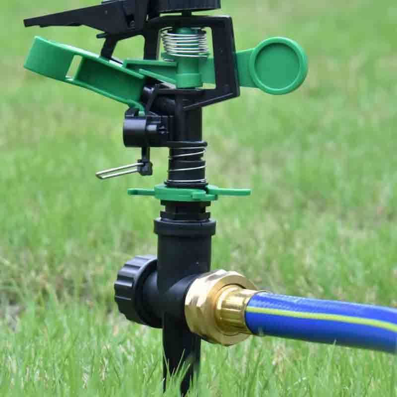 2Pcs Rotating Garden Sprinklers Adjustable Spray Nozzle