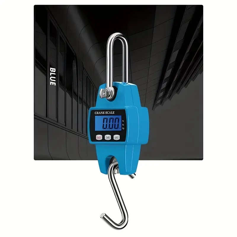 300kg Portable Mini Crane Scale - Blue