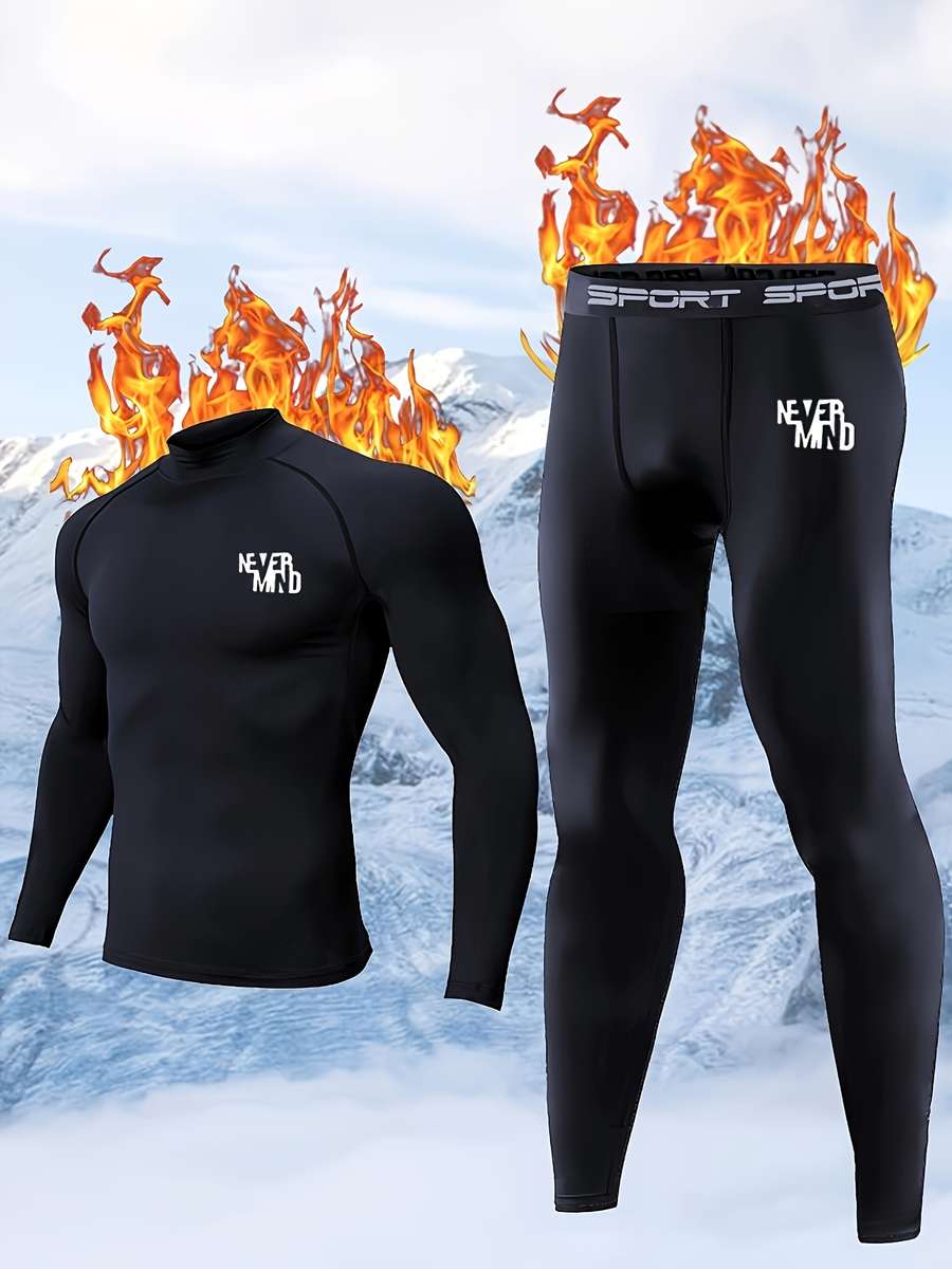 Thermal Underwear Color Black Sizexxl