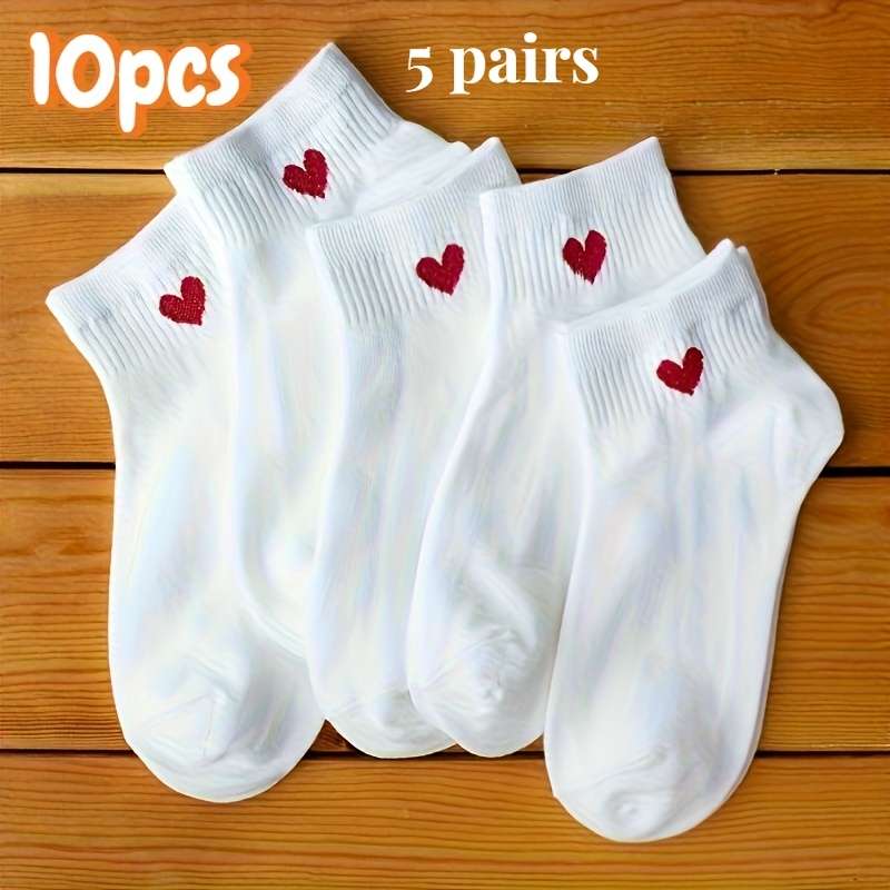 5 Pairs Black One Size High Elastic Socks