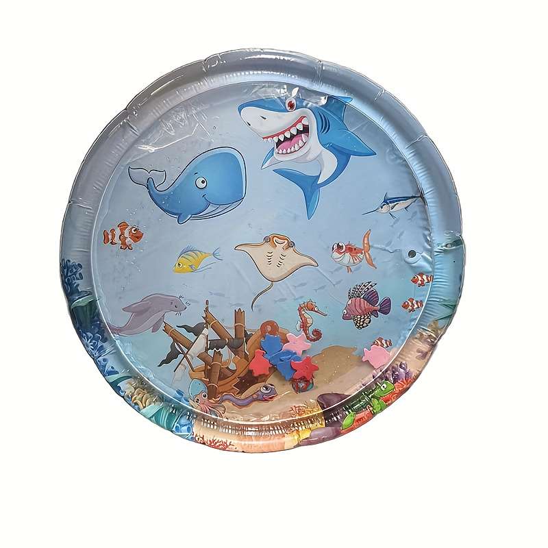 Blue Round Dolphin Cooling Pad