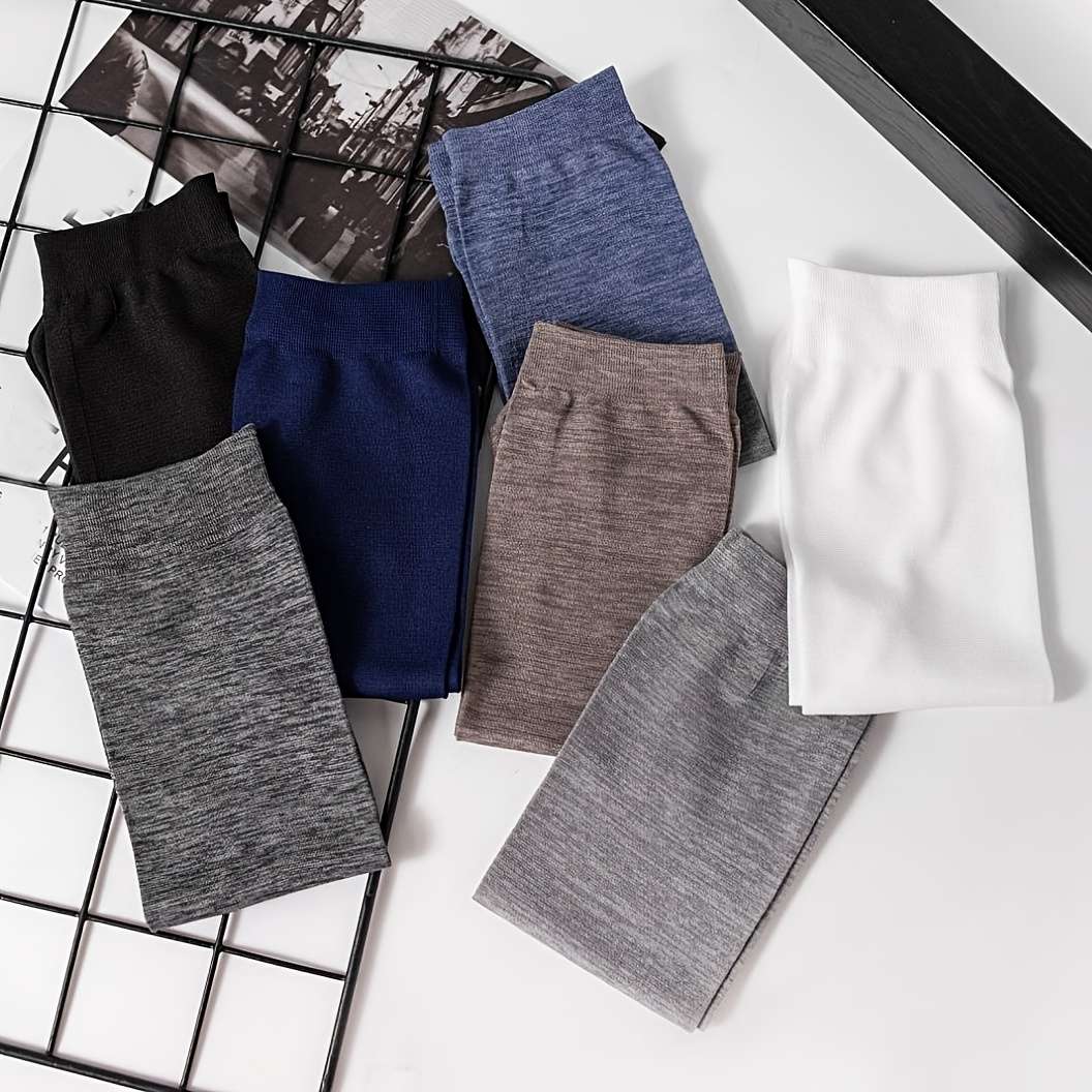 10 Pairs White One Size High Elastic Socks