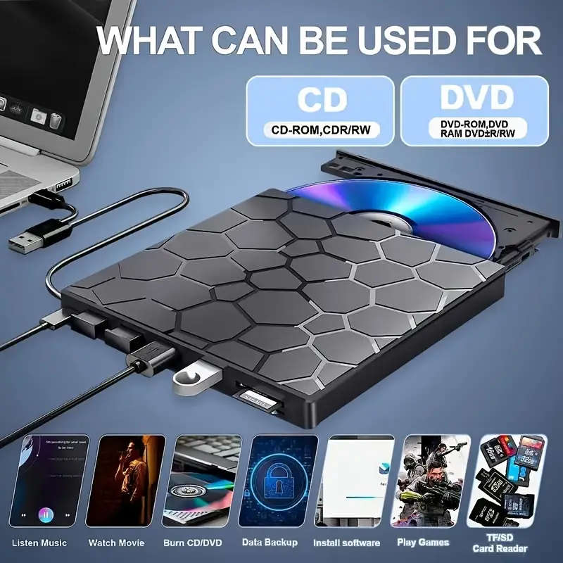 Laptop External CD/DVD Drive