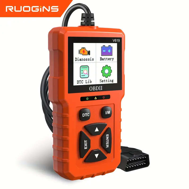 OBD2 Scanner Car Code Reader Check Engine Light Diagnostics OBDII EOBD Computer Scan Tool Auto Teste