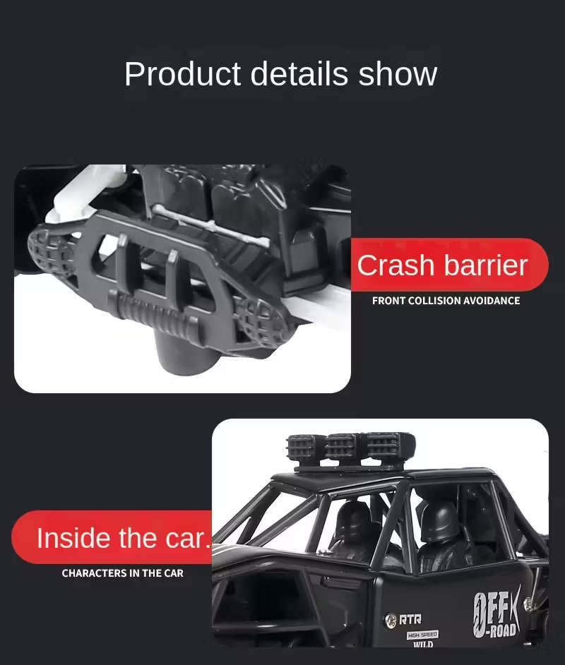 6-Wheel Off Road RC 2.4Ghz Vehicle