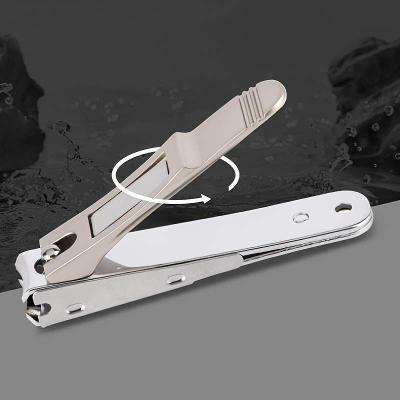 1-Pack Stainless Steel Nail Clippers Sharp Fingernail And Toenail Trimmer