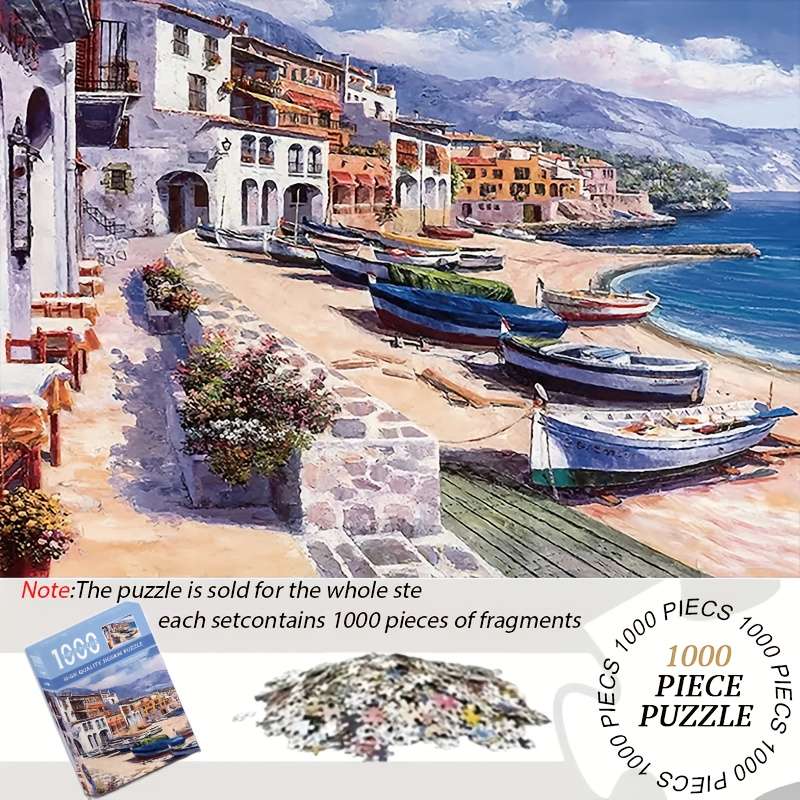 1000 Piece Paper Jigsaw Puzzle For Adults