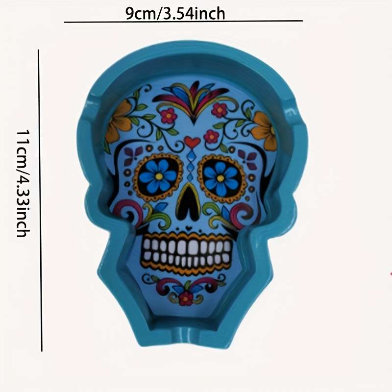 1pc Creative Skull-Shaped Ashtray for Easter Decoration