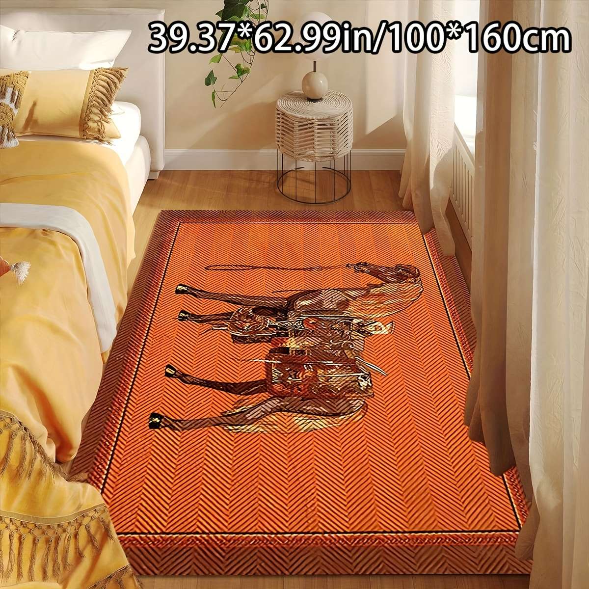 1Pc 70.86x98.42inch 180x250cm Floor Mat