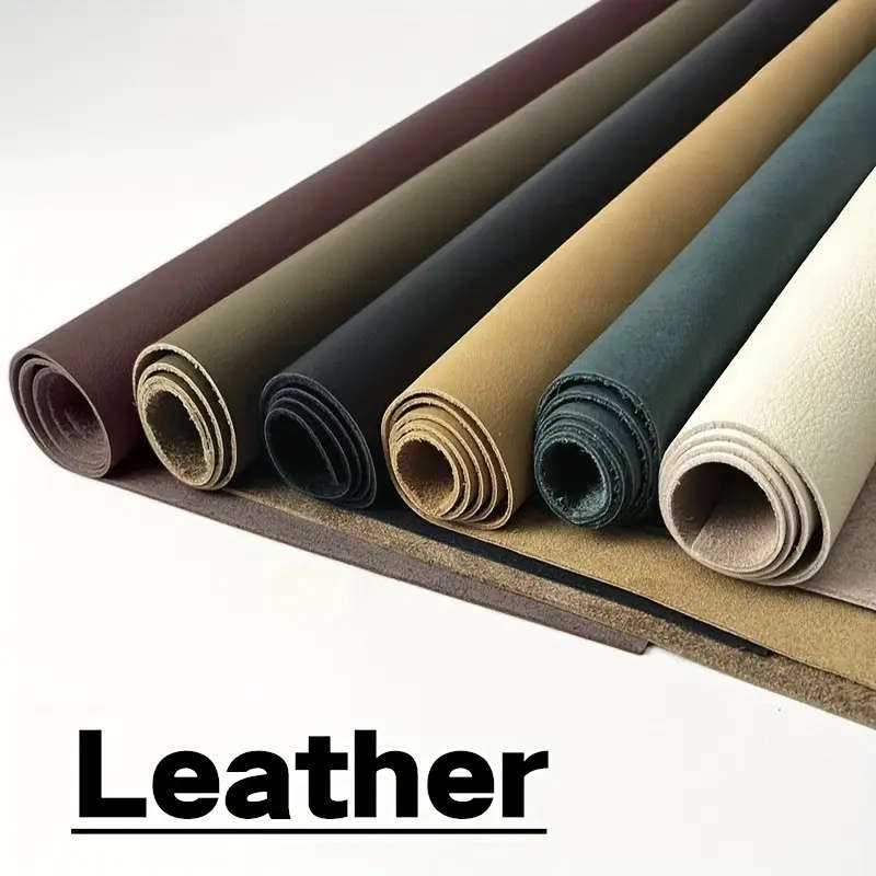 1 Piece Of Faux Leather Dark Brown