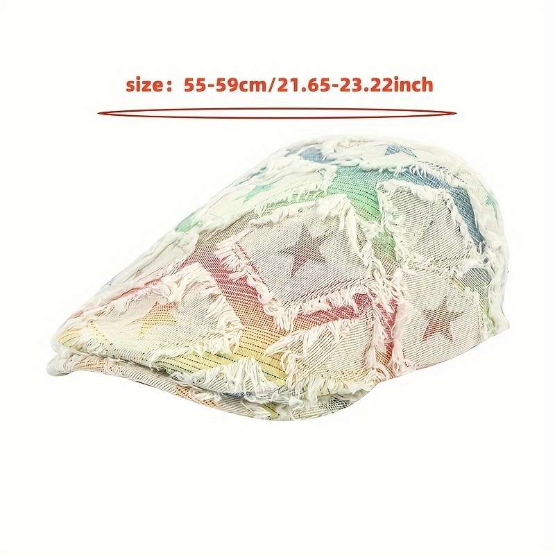 Retro Five-Pointed Star Beret Versatile