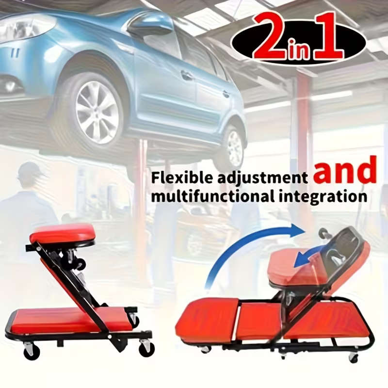 Foldable Garage Repair Roller Chair