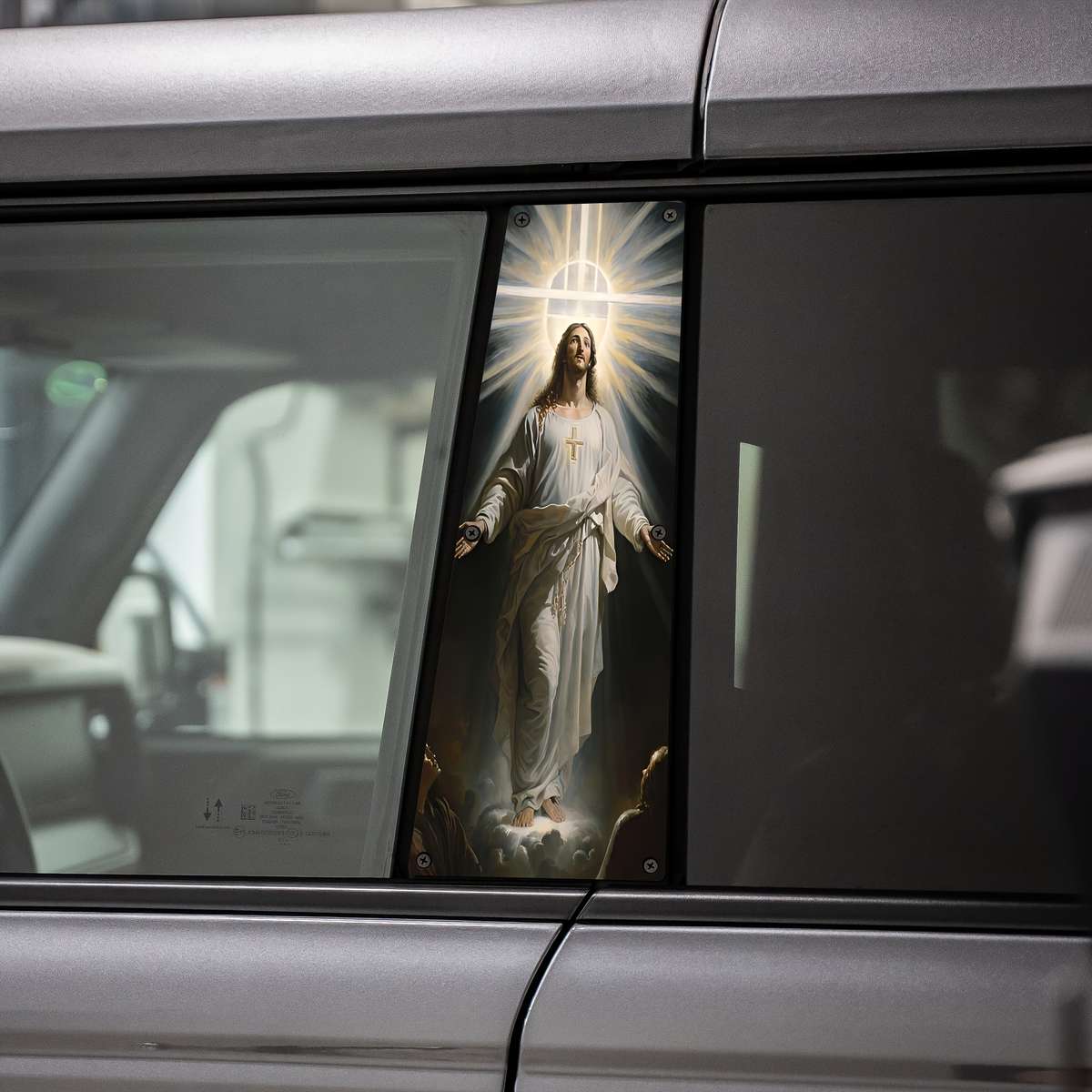 2PCS Jesus Christian Themed Stickers