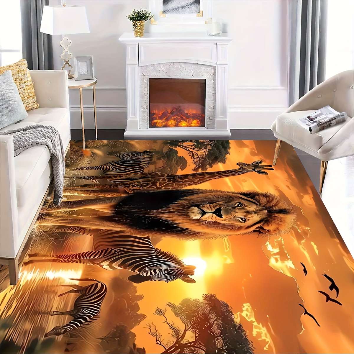 1Pc 80x120cm 31.4x47.2inch Floor Mat