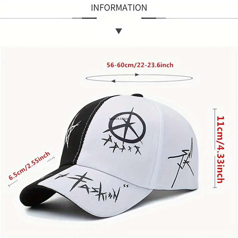 1pc Adjustable Breathable Baseball Cap Unisex Sunshade Breathable Adjustable Baseball Cap