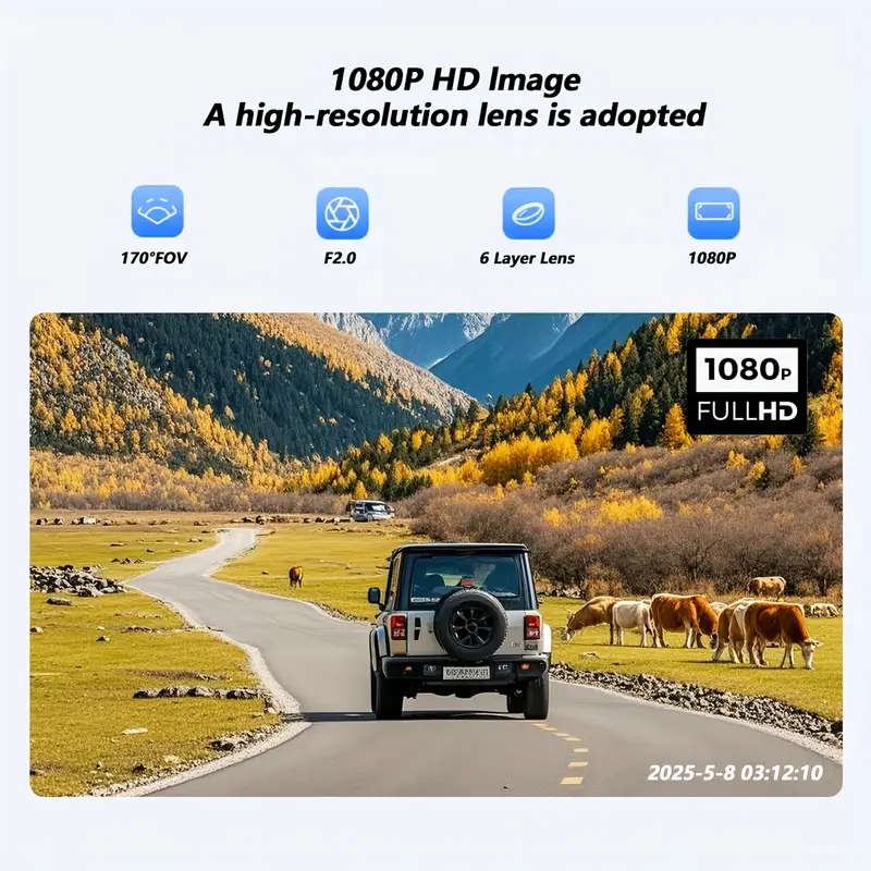 1080P 4 Channel Dash Cam 360° Dash Camera