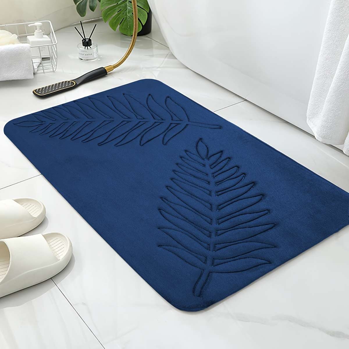 Navy Blue 15.74x23.62inch 40x60cm Floor Mat