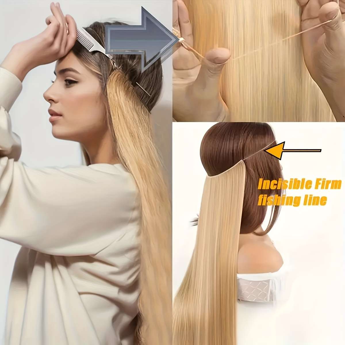 1Pc 60A 55.88cm Fashion Design Wig