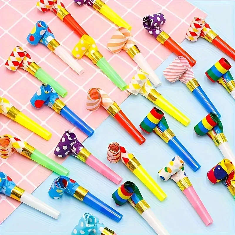 10pcs Colorful Party Blowers