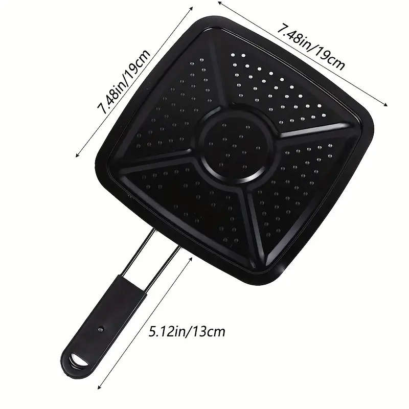 A Black Iron Heat Diffuser for Pots, Suitable for Gas And Electric Stoves - a Plate for Even Heat Di