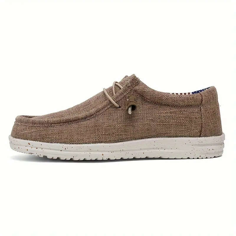 Mens Trendy Solid Casual Shoes with Adjustable Lace and Non Slip