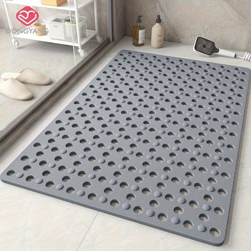 1Pc Gris 39.88x69.85cm Floor Mat