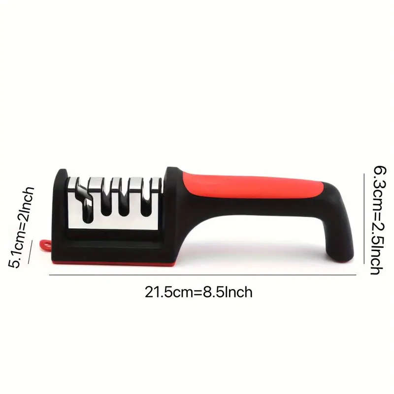 Knife Sharpener 4 Stages Professional Kitchen Knife Sharpening Stone Tungsten Diamond Ceramic