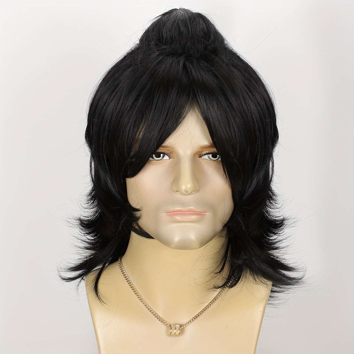Black 35.56Cm Fashion Design Wig