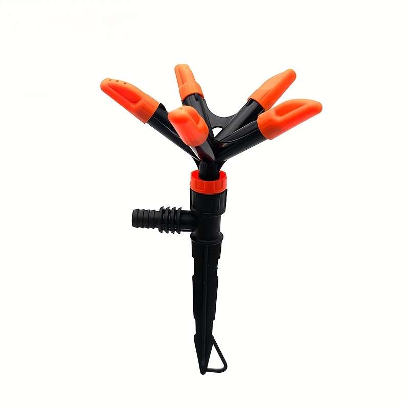 1Pc Rotating Lawn Sprinkler With Adjustable Nozzle