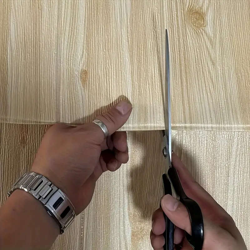 30 Washable And Reusable Self-Adhesive Wood Grain Wall Stickers