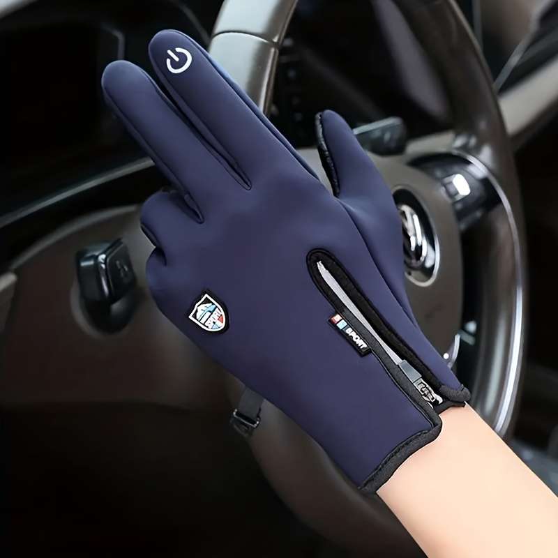 1 Pair Grey Size M Outdoor Sports Gloves