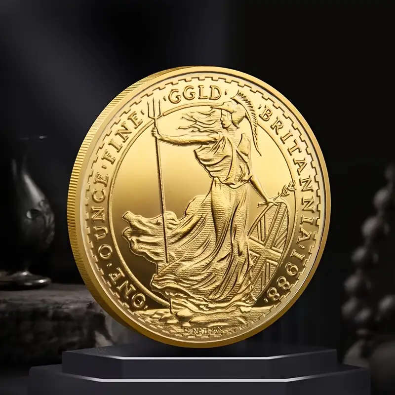 1988 BRITANNIA 4cm Replica Coin