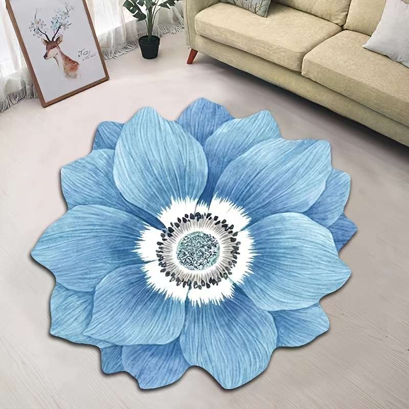1Pc Blue Floor Mat