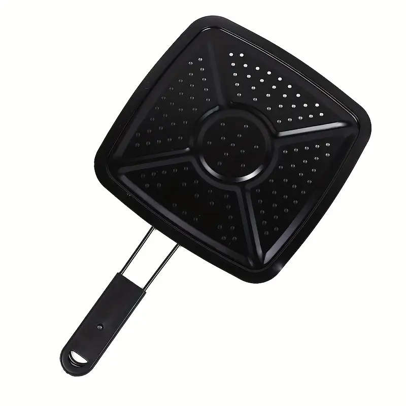 A Black Iron Heat Diffuser for Pots, Suitable for Gas And Electric Stoves - a Plate for Even Heat Di