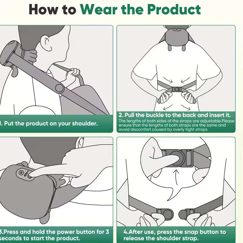 8 Claw Rechargeable Shoulder and Neck Massager