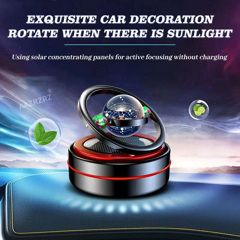 Solar Rotating Car Dashboard Decoration