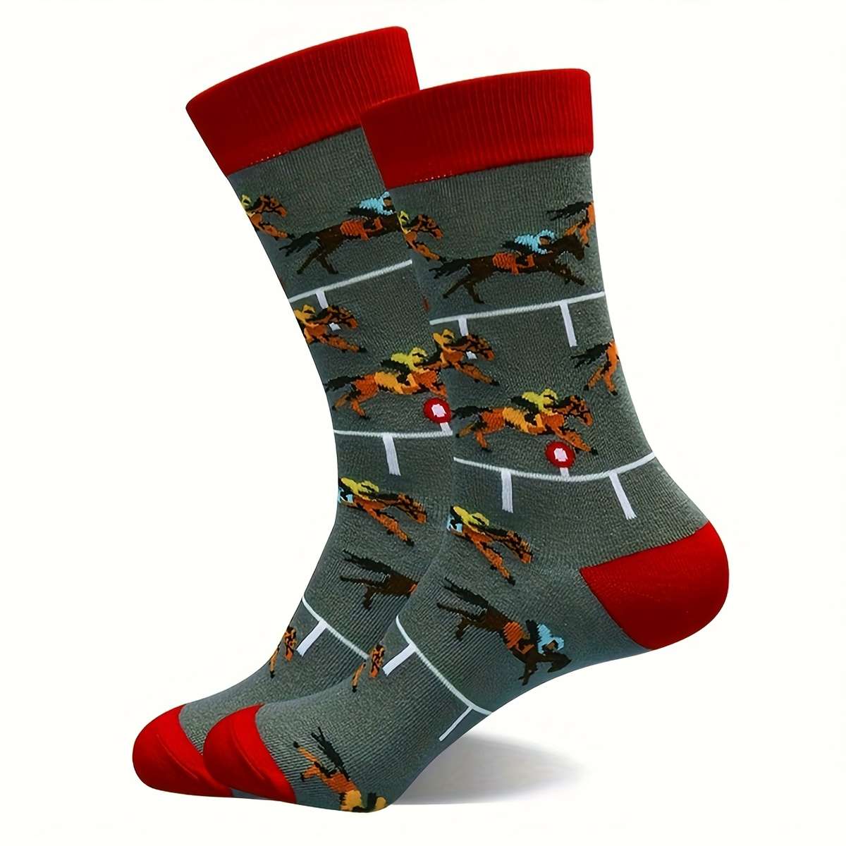 1 Pair Of Gray One Size Socks