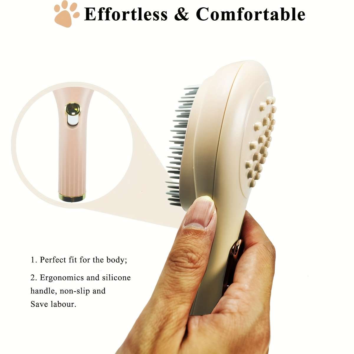 Pink Pet Comb